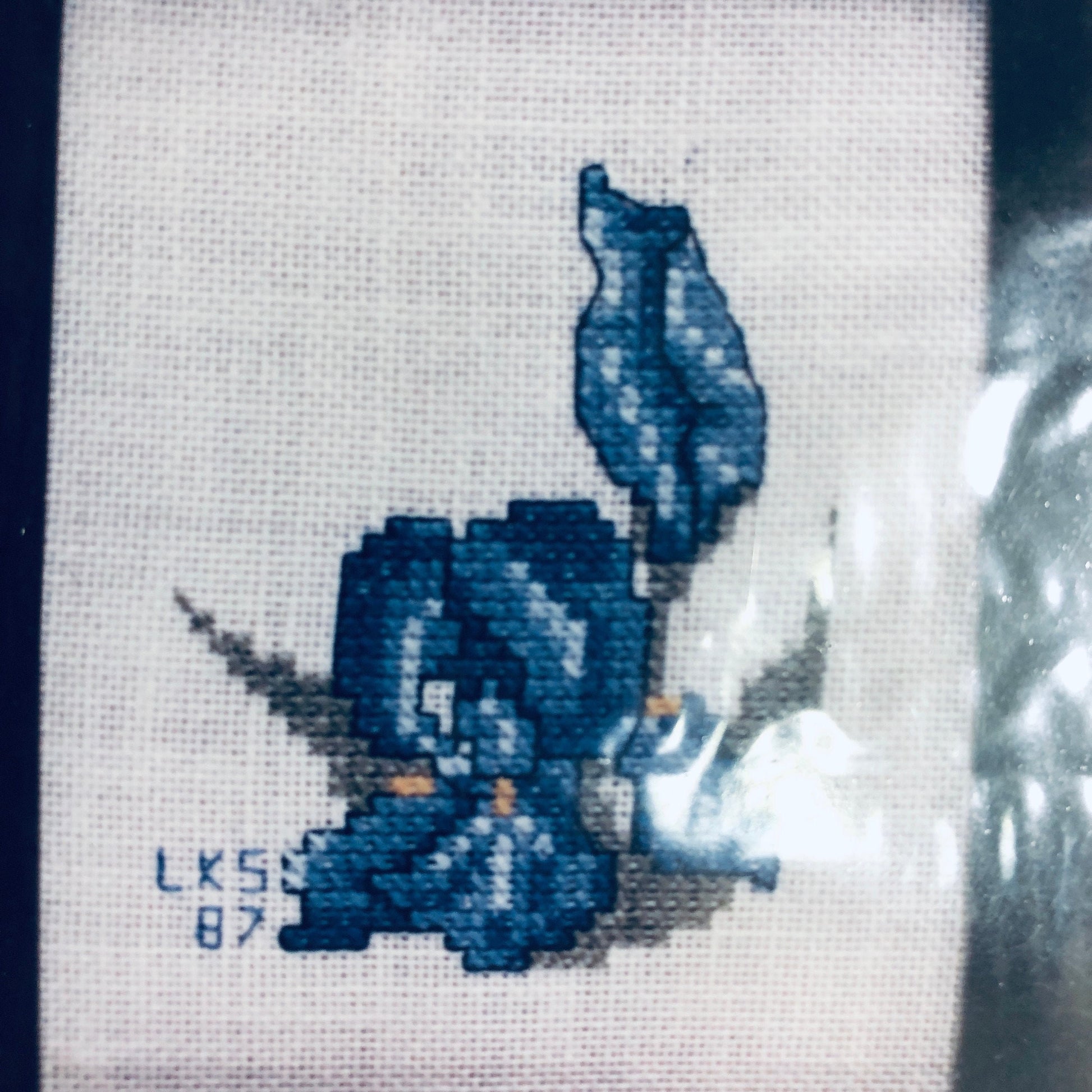 Impressions, Blue Iris, Cross Stitch Kit