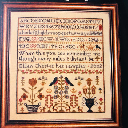 with my Needle, When This You See, 2003, Counted Cross Stitch Chart, 165 by 180