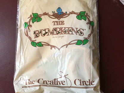 The Creative Circle &quot;Snow Friends (the Bumpkins), Vintage 1986, Long Stitch Crewel Kit