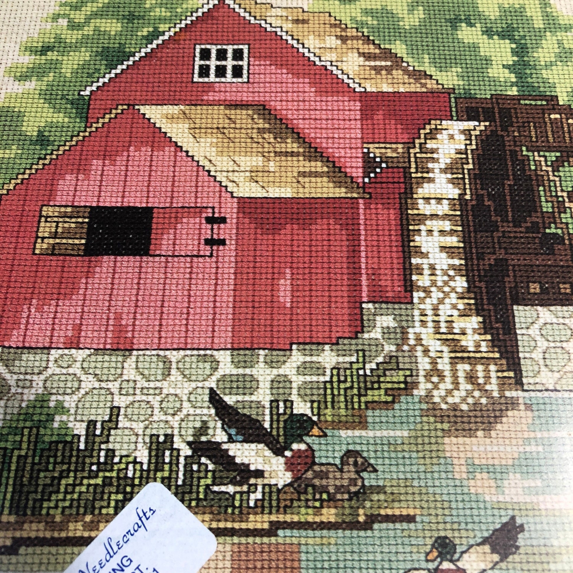 Gloria & Pat, Red Farm Studios, It&#39;s Duck Season, Vintage 1982, Counted Cross Stitch Chart