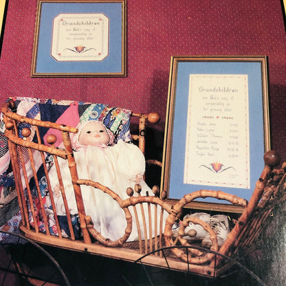 Home Rule Graphics, Grandchildren, Vintage 1984, Counted Cross Stitch Chart