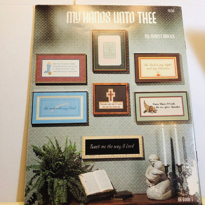 My Hands Into Thee, by Robert Aldrich, Vintage 1981, Counted Cross Stitch Chart