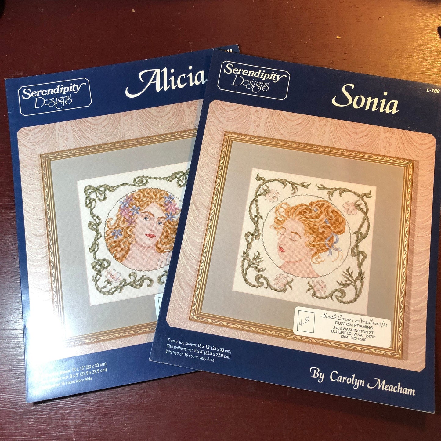 Serendipity Designs, Set of 2, Alicia and Sonia, By Carolyn Meacham*