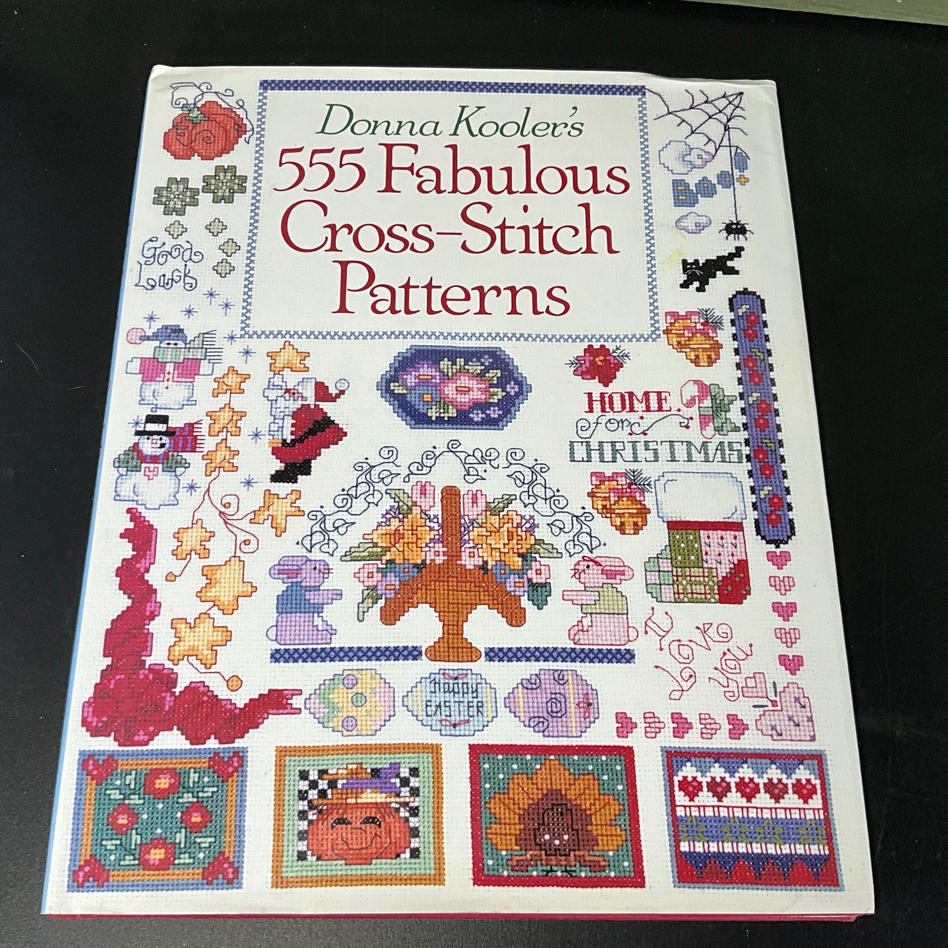 Donna Kooler 555 Fabulous Cross Stitch Patterns Vintage 1995 Counted Cross Stitch Book Sterling Publishing