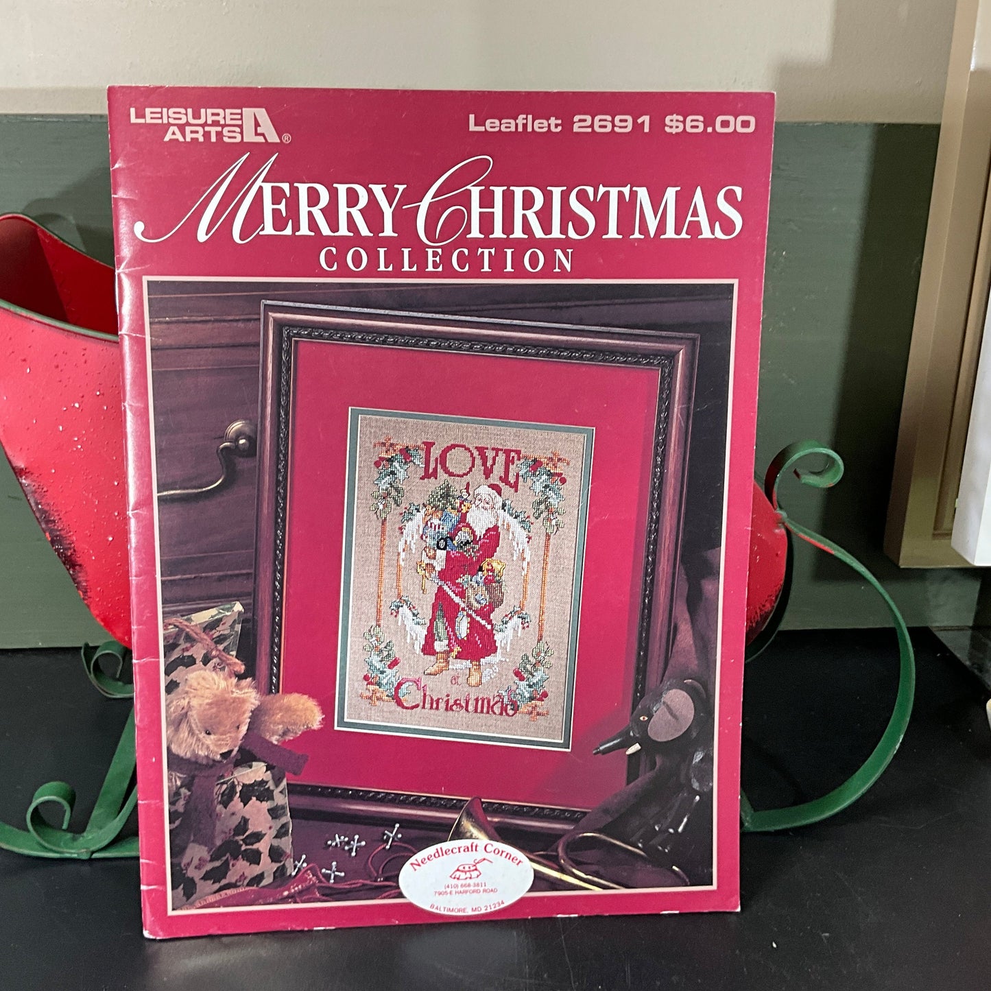 Leisure Arts choice of vintage Christmas counted cross stitch charts see pictures and variations*