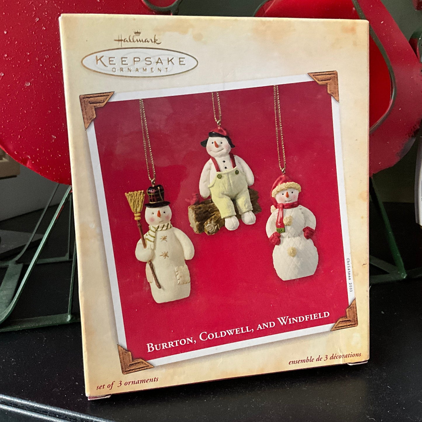 Hallmark Burrton , Coldwell, and Windfield Dated 2003 Keepsake ornament QXG2557