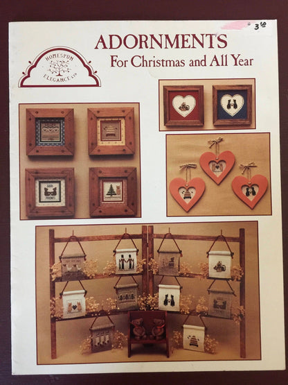 Homespun Elegance choice Christmas counted cross stitch charts see pictures and variations*