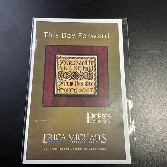 Erica Michael&#39;s Needlecraft Designs Petites Collection This Day Forward counted thread design chart