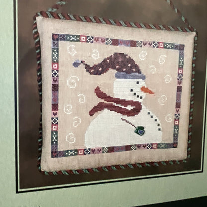 Snowman choice vintage counted cross stitch charts see pictures and variations*