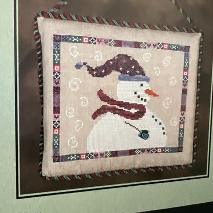 Snowman choice vintage counted cross stitch charts see pictures and variations*