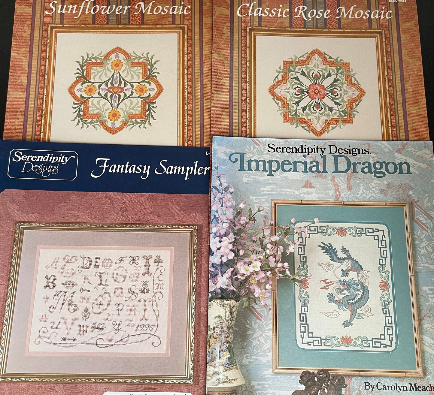 Serendipity Designs Choice Of Vintage Counted Cross Stitch Charts See Pictures Descriptions and Variations*