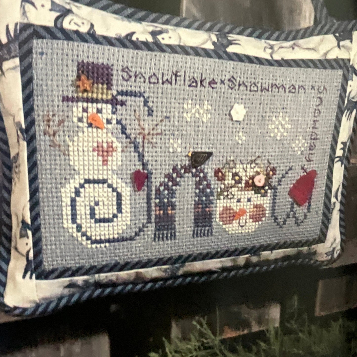 Snowman choice vintage counted cross stitch charts see pictures and variations*