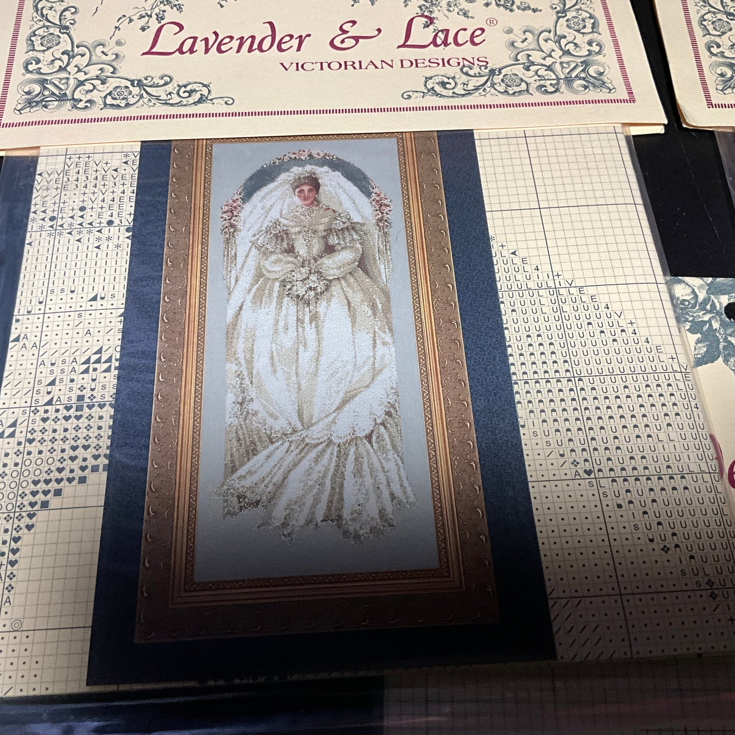 Lavender & Lace Choice of counted cross stitch charts see pictures and variations*