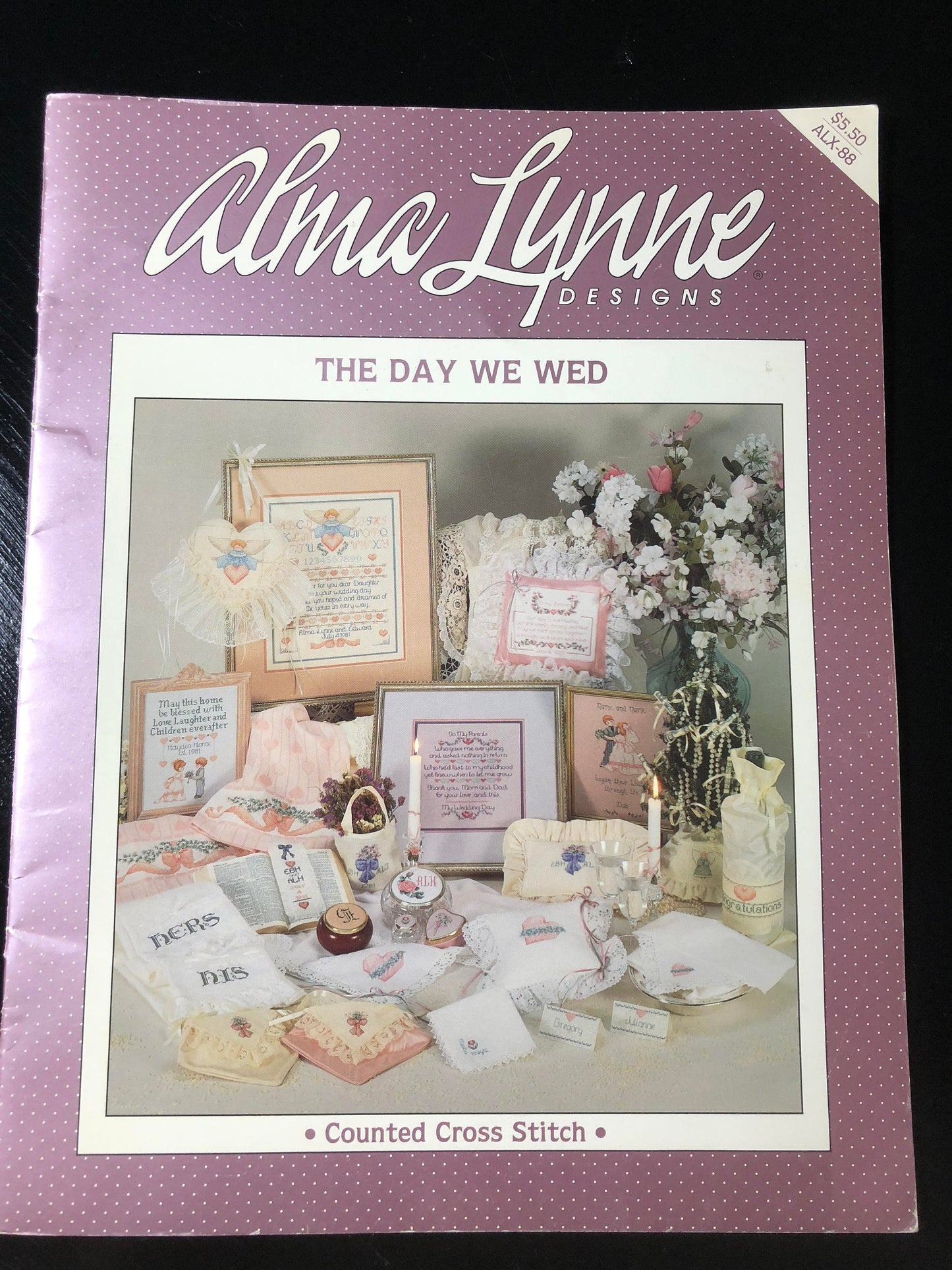 Alma Lynne Designs choice vintage counted cross stitch chart books see pictures and variations*