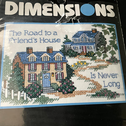 Dimensions The Road 6775 stamped cross stitch kit*