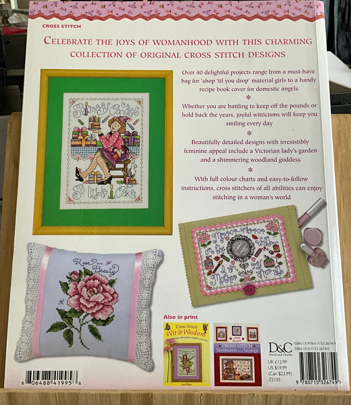 A Women's World In Cross Stitch Joan Elliott over 40 designs to make you smile book*