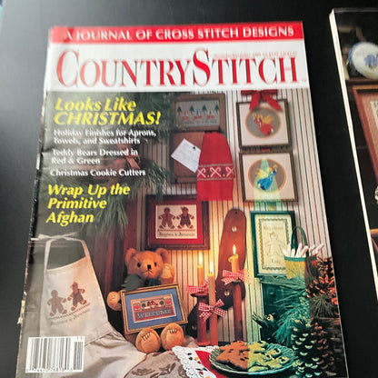 The Country Stitch monthly choice vintage cross stitch magazines see pictures and variations*