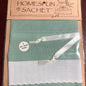 Homespun Sachet, Vintage 1989, 14 Count, Evenweave, to Stitch, Counted Cross Stitch Project, Various Colors Available