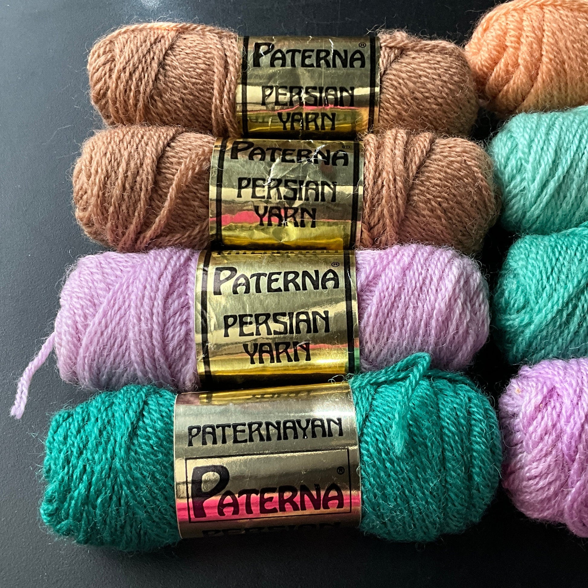 Paterna Persian yarn bargain lot of 8 40 yard skeins see pictures and description*