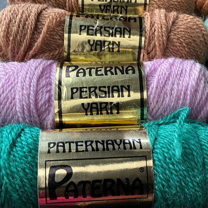 Paterna Persian yarn bargain lot of 8 40 yard skeins see pictures and description*