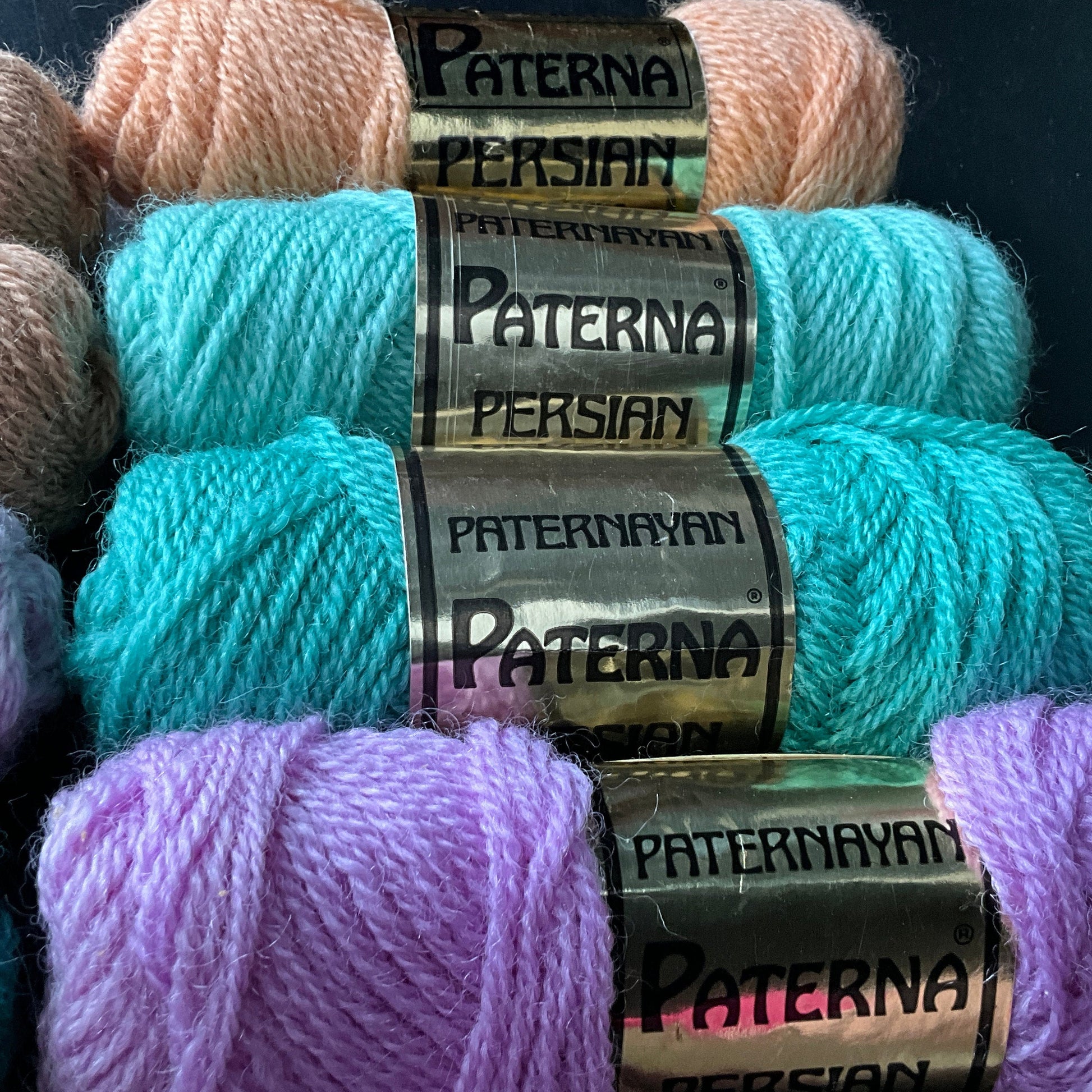 Paterna Persian yarn bargain lot of 8 40 yard skeins see pictures and description*