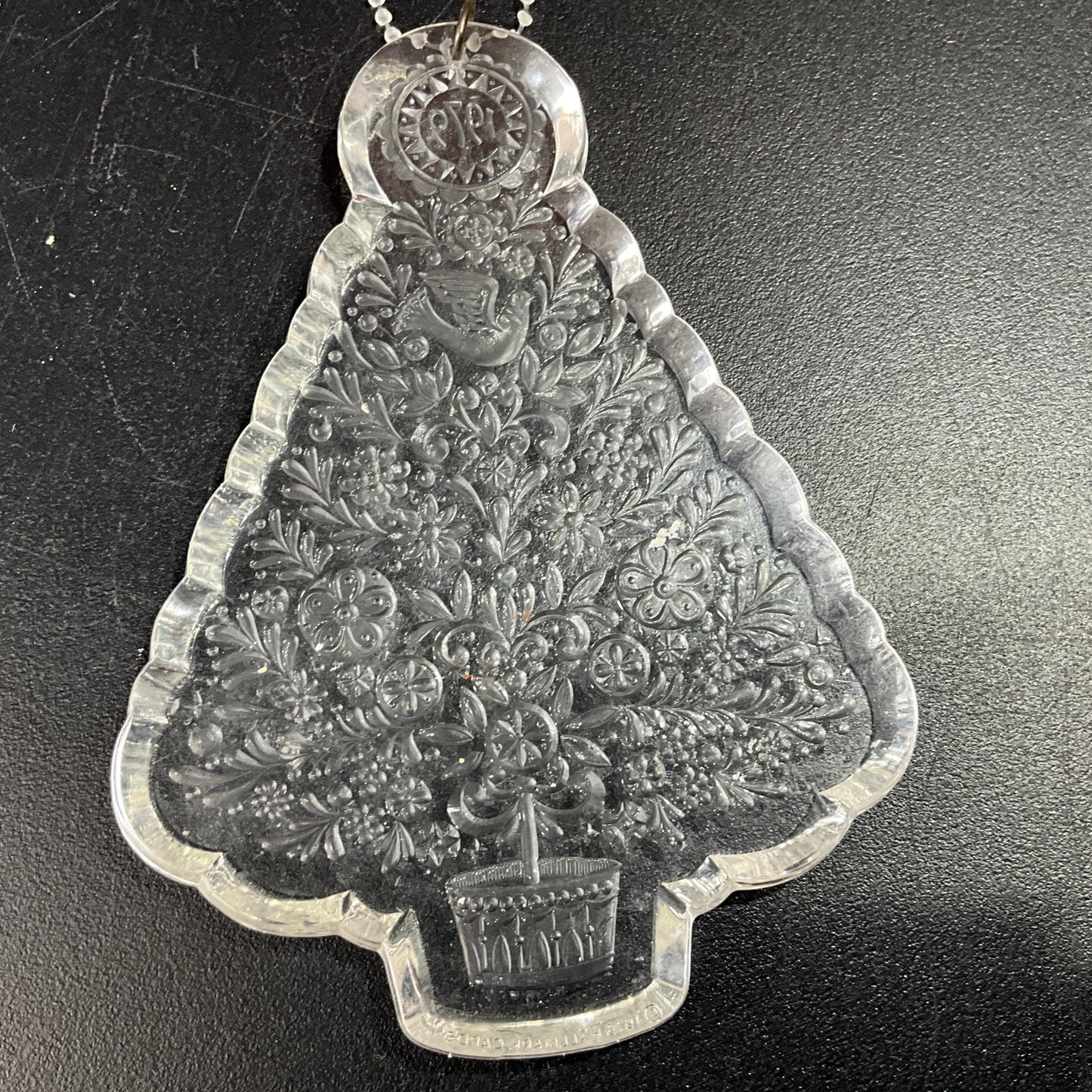 Hallmark 1979 Christmas Tree vintage acrylic keepsake ornament QX3027