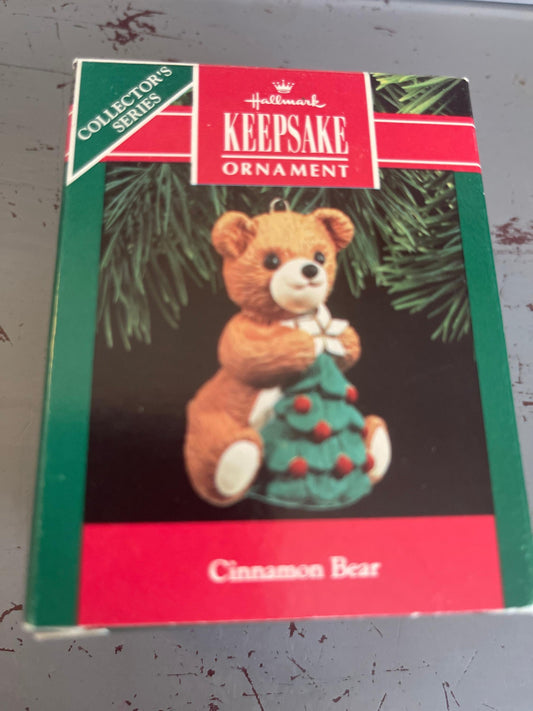 Hallmark Porcelain #8 Cinnamon Bear Keepsake Ornament QX4426