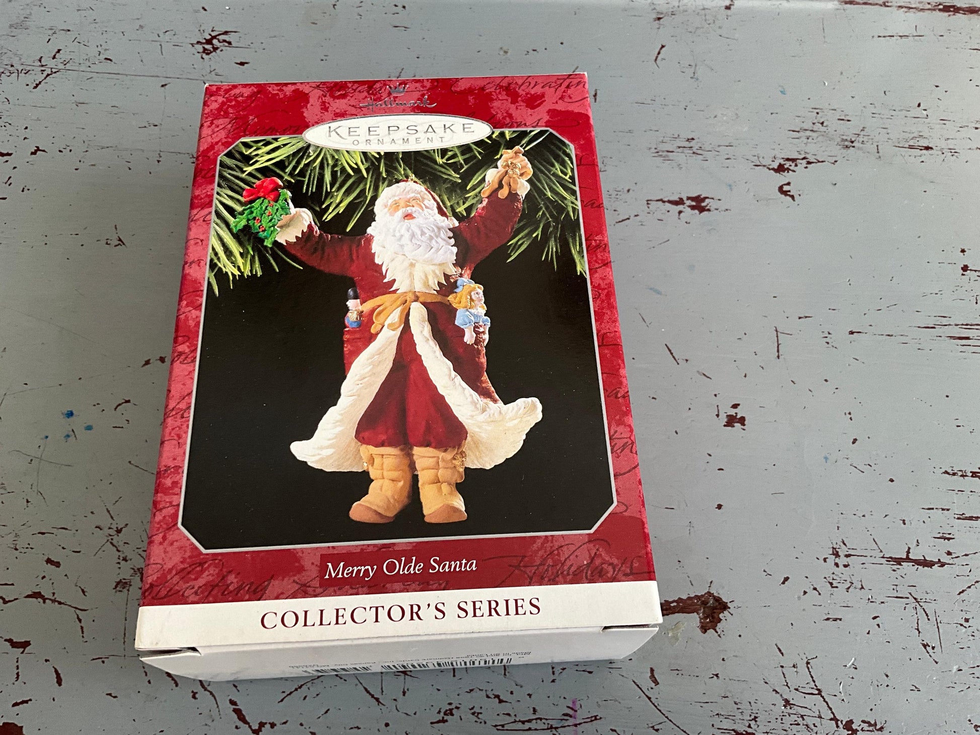 Hallmark Merry Olde 1998 Santa Collector&#39;s Series Ornament.QX6386