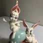 Bunny,  Holland Mold Figurine, Vintage Collectible Porcelain, Easter Decor