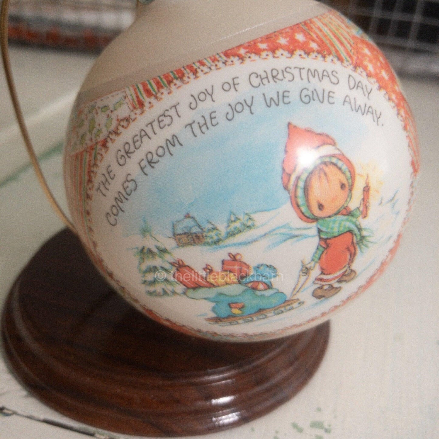 Hallmark, Betsey Clark #9, Dated 1981, Keepsake, Glass Ball Ornament, QX8022*