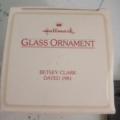 Hallmark, Betsey Clark #9, Dated 1981, Keepsake, Glass Ball Ornament, QX8022*