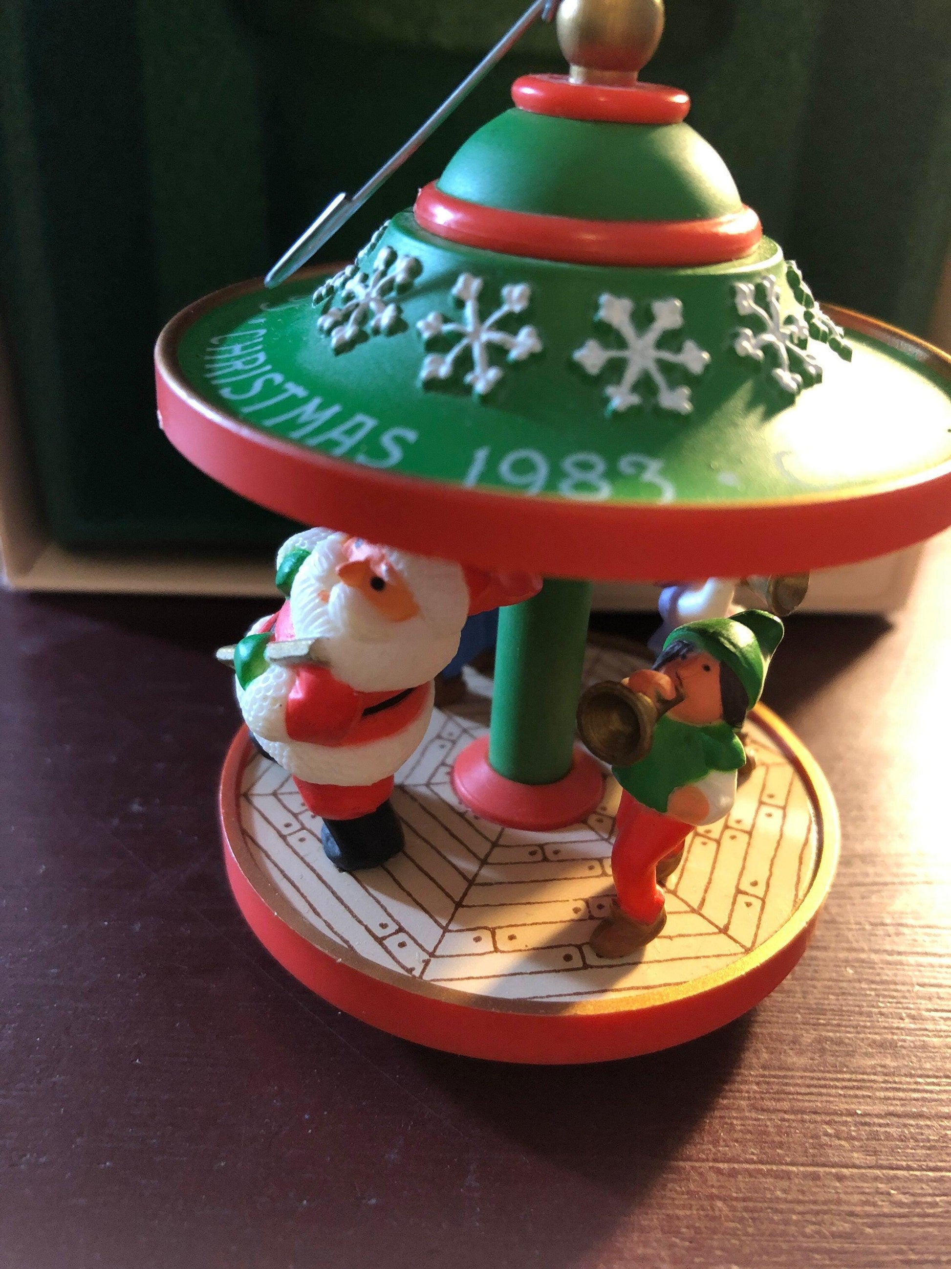 Hallmark, Carousel #6, Santa and Friends, Dated 1983, Keepsake, Ornament, QX4019*