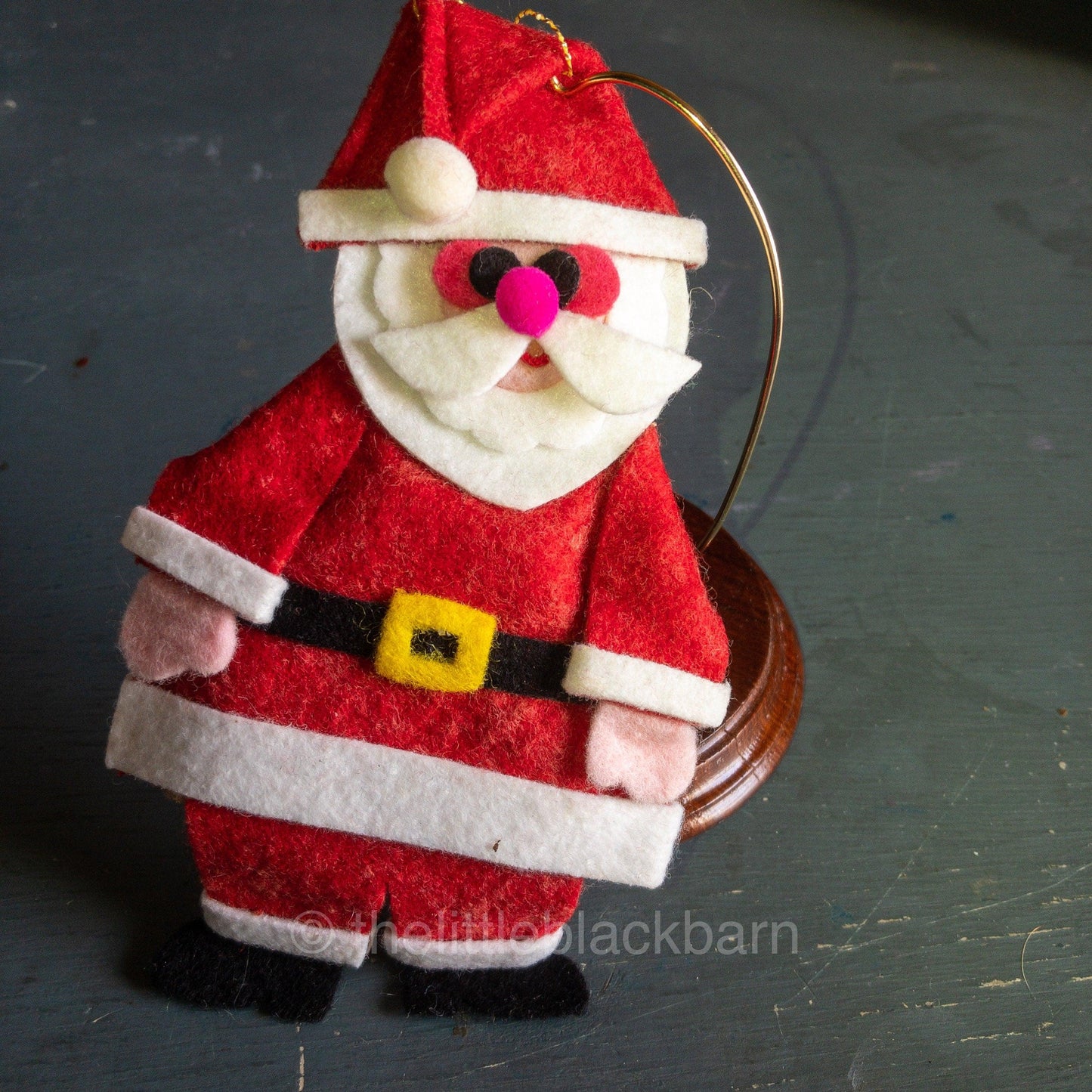 Handmade Santa Claus Felt Ornament