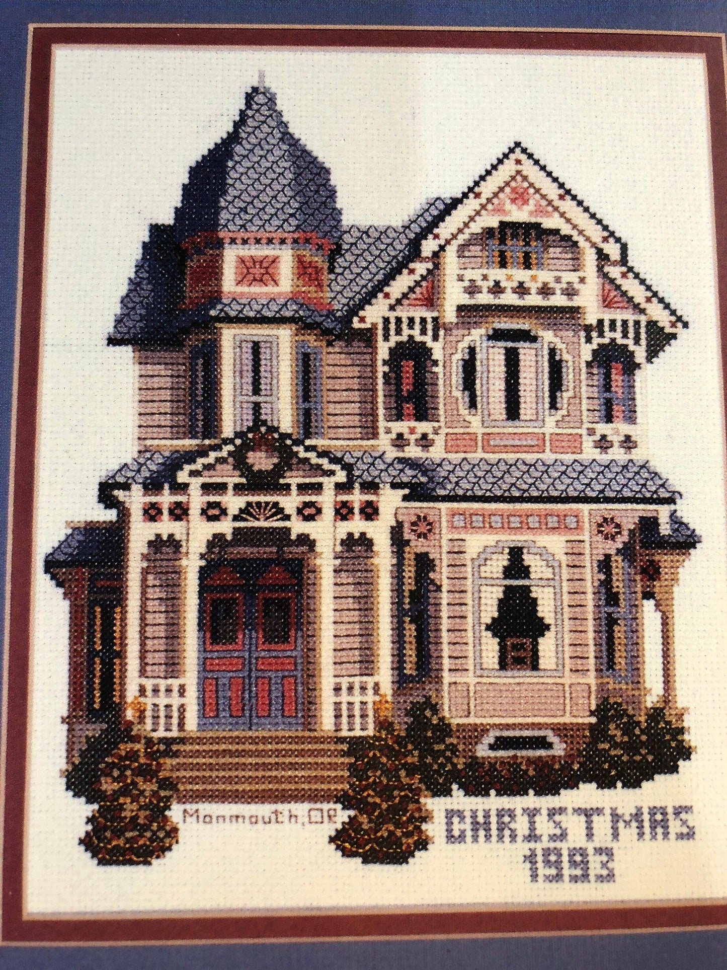 Christmas Victorians, Manmouth OR, Vintage Christmas 1993, Counted Cross Stitch Pattern