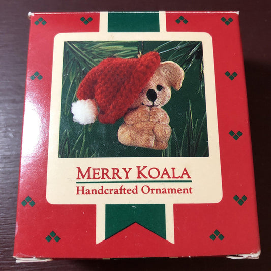 Hallmark, Merry Koala,Vintage 1986, Keepsake Ornament, QX4153*