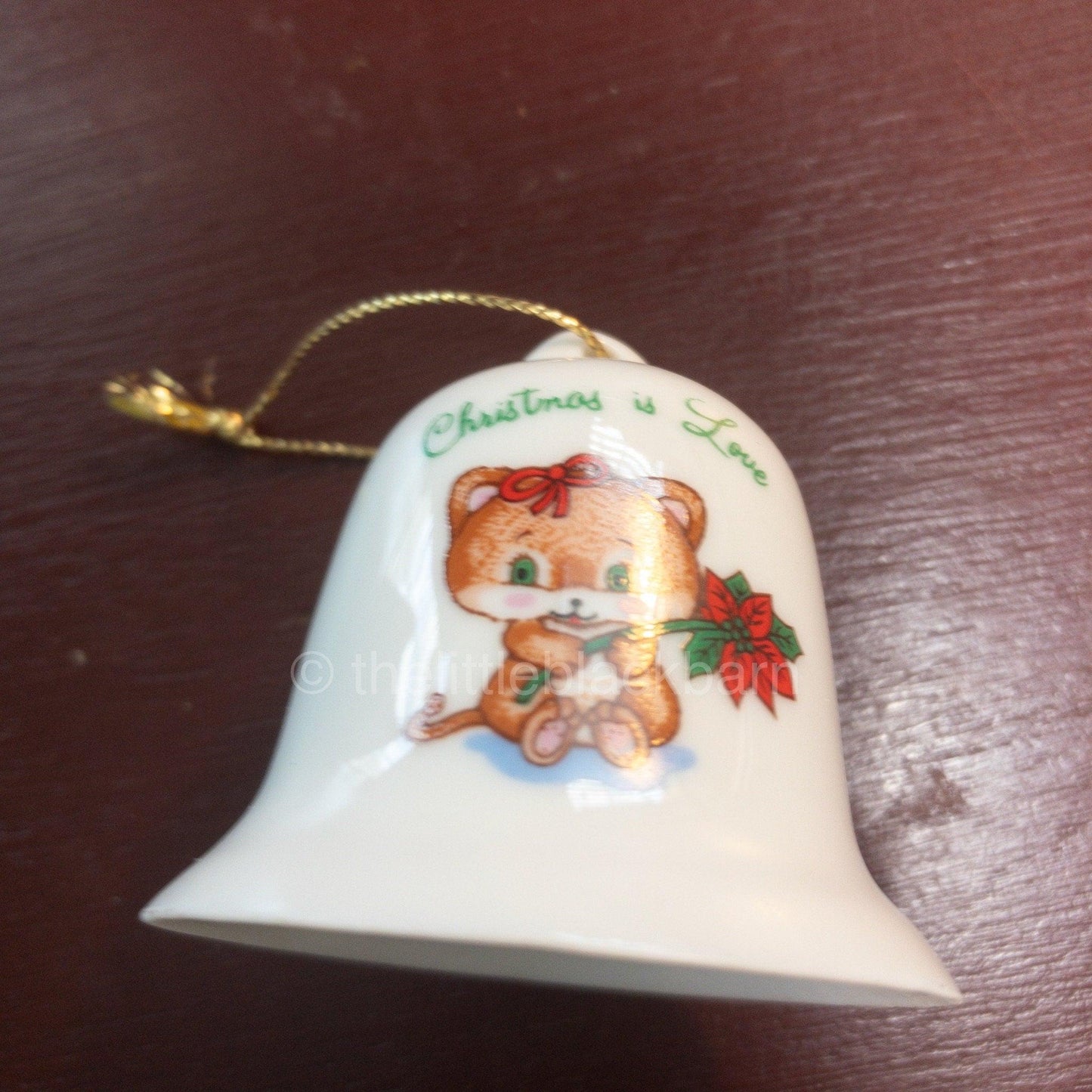 Russ Christmas is Love Bell, Vintage Ornament