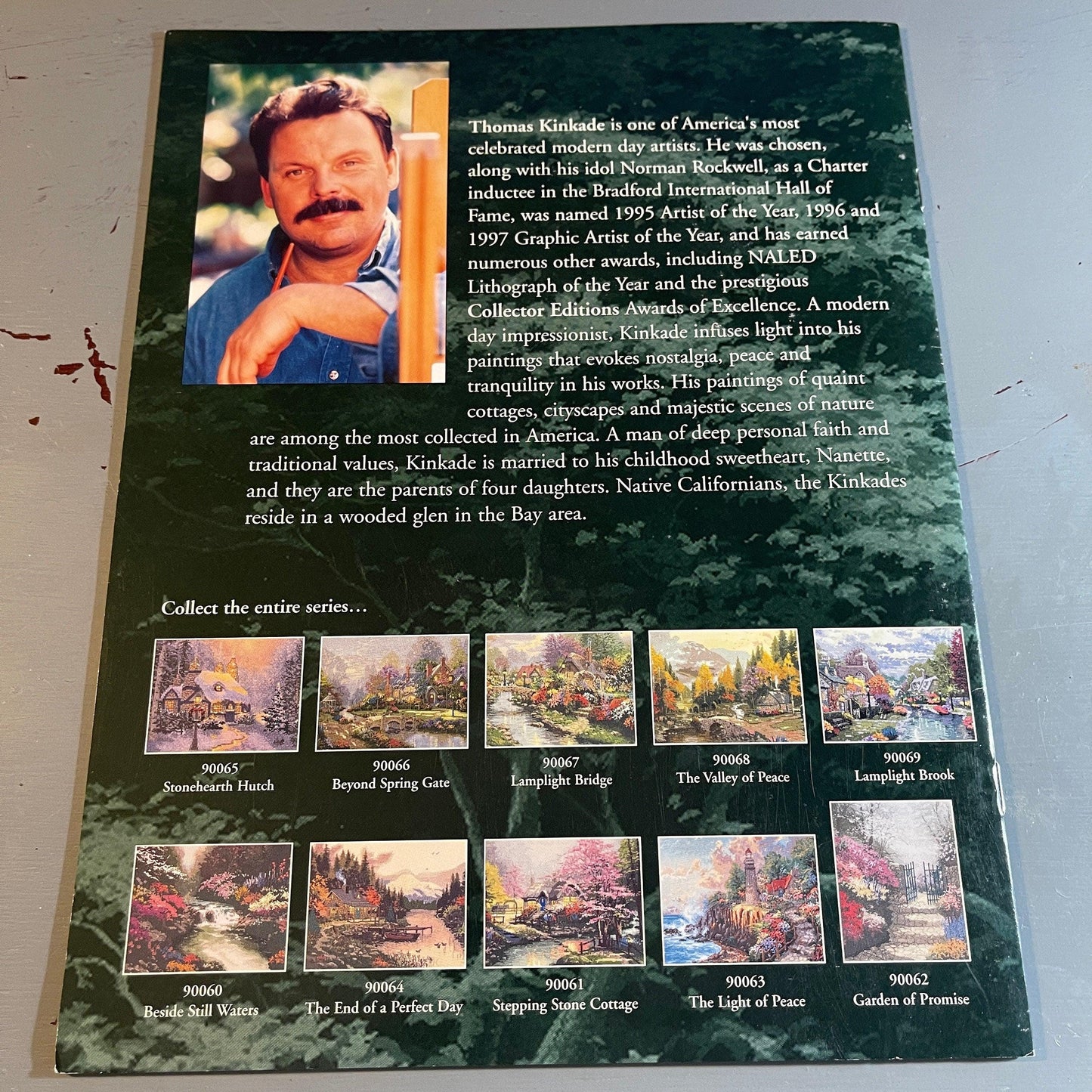 Thomas Kinkade, Painter of Light, Lamplight Brooke, 90069, Vintage, Counted Cross Stitch, or Needlepoint Chart*