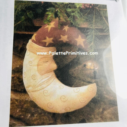 Palette Primitives, Cresent Moon Santa, Sewing Design Pattern