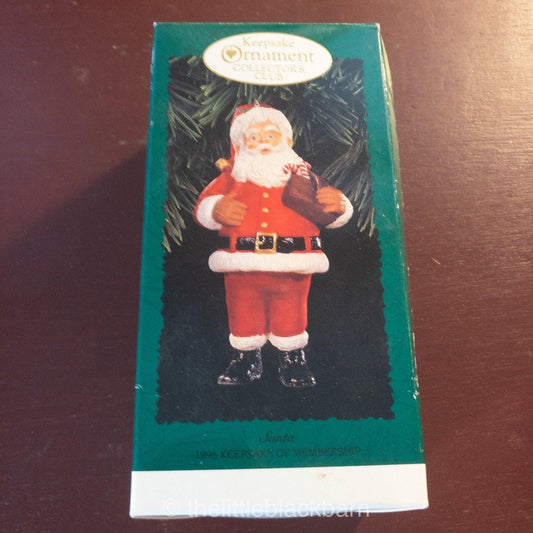 Hallmark, Santa, Club, Vintage 1996, Keepsake Collectors Club, Membership Ornament, QXC4164