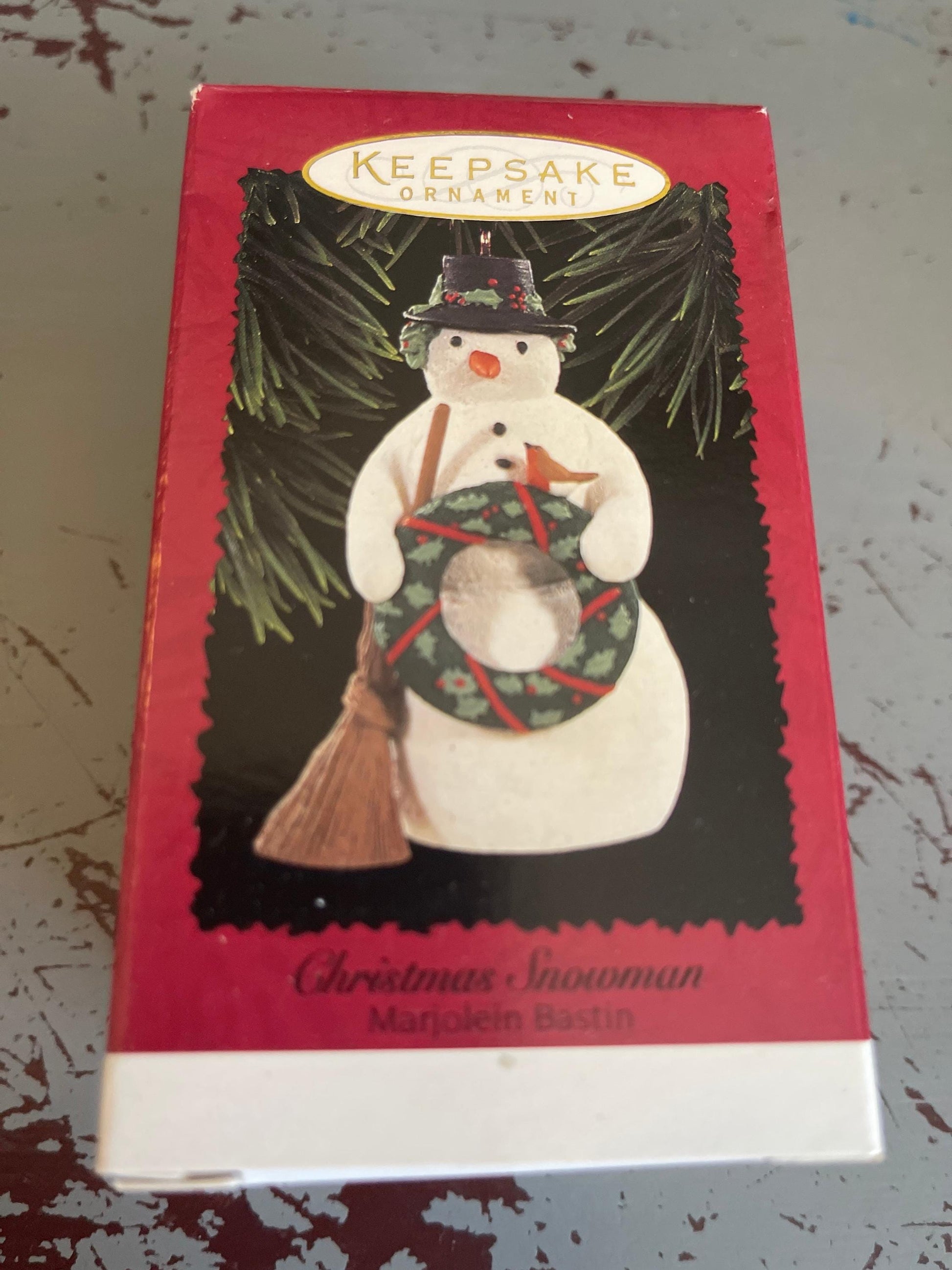 Hallmark Christmas Snowman Keepsake Ornament QX6214