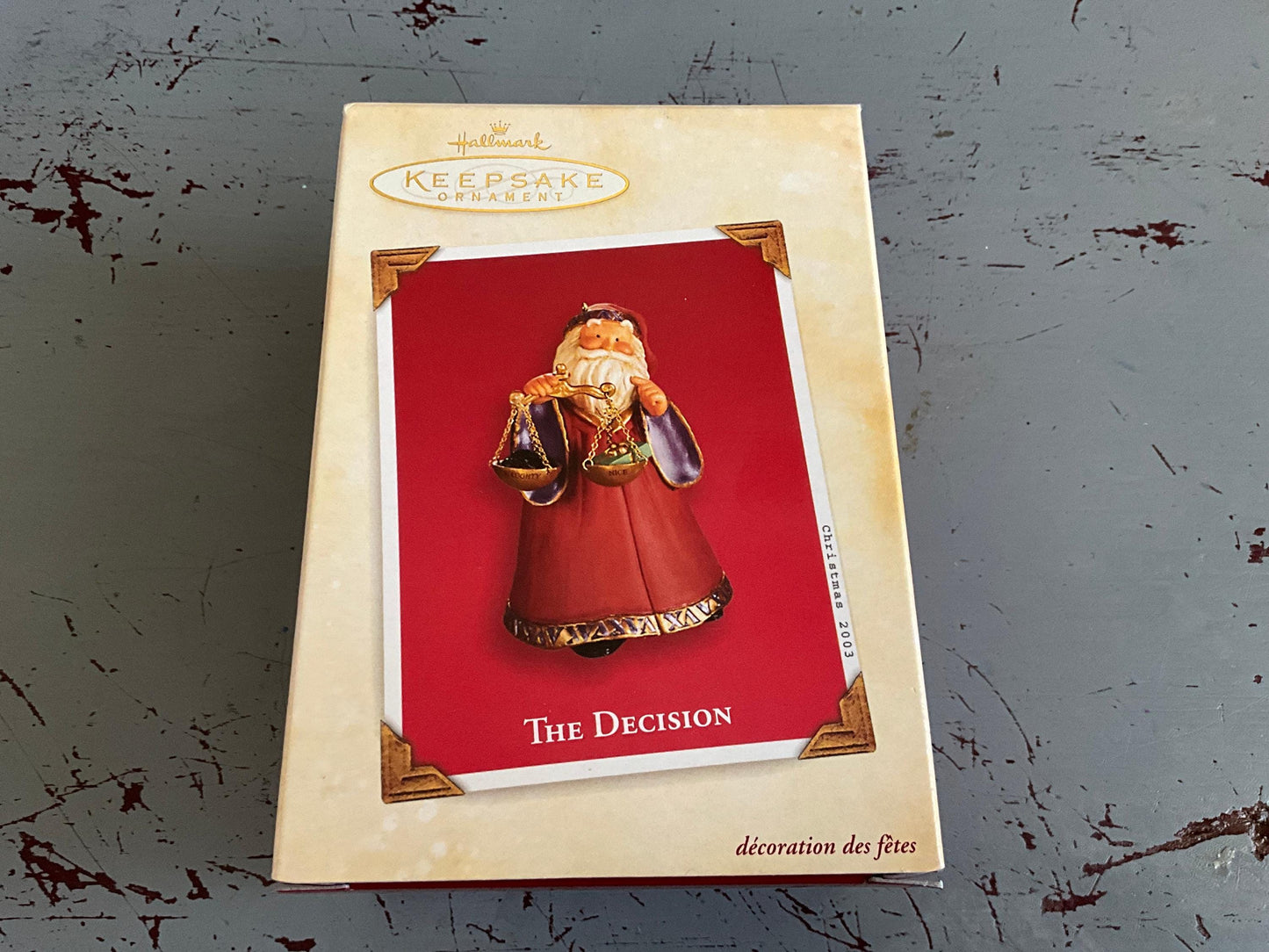 Hallmark The Decision 2003.Keepsake Ornament.QXG8569