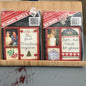 Banar Designs set of 2 Christmas cross stitch picture kits with red plastic frames