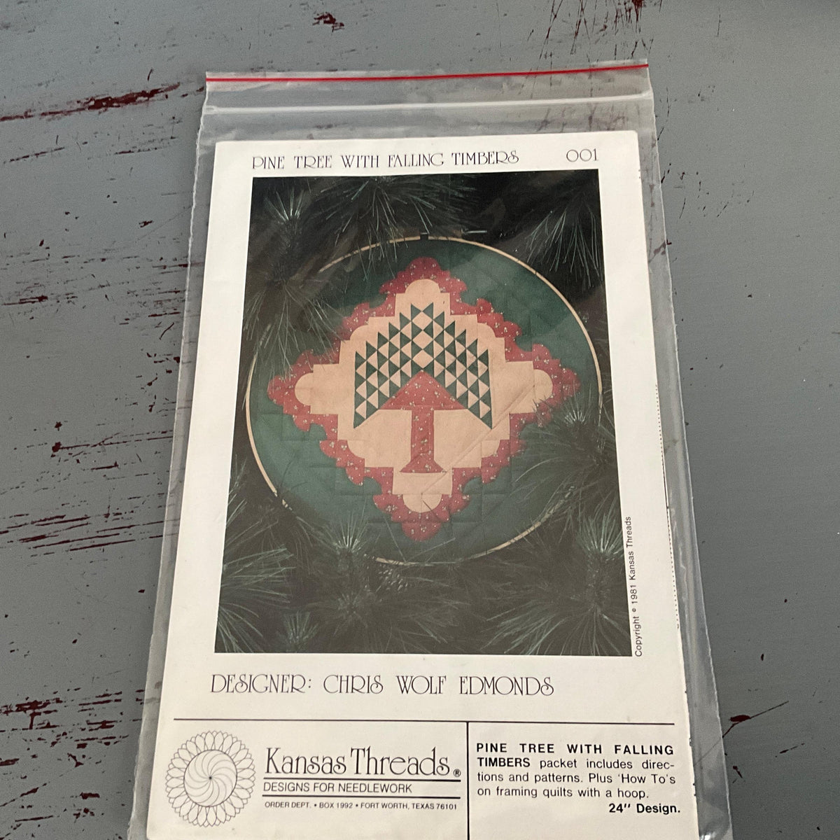 Pine Tree Thread Kansas Threads PIne Tree with Falling Timbers 001 quilting patterns ...