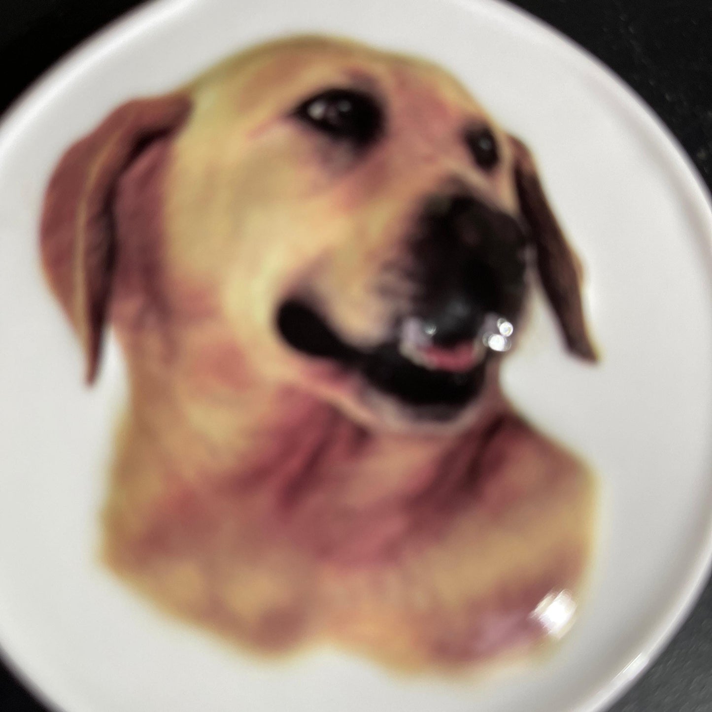 BowWowMeows Yellow Labrador Retriever vintage keepsake ornament