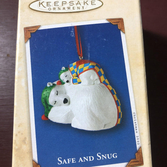 Hallmark, Safe and Snug #2, Dated 2002, Keepsake Ornament, QX8036*