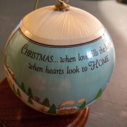 Hallmark, Loved Filled Home. Dated 1979, Keepsake, Satin Ball Ornament, QX2127*