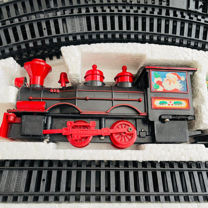 Kurt S. Adler, Santa&#39;s World, Santa&#39;s Express Train, Sleigh & Caboose handcrafted in Wood