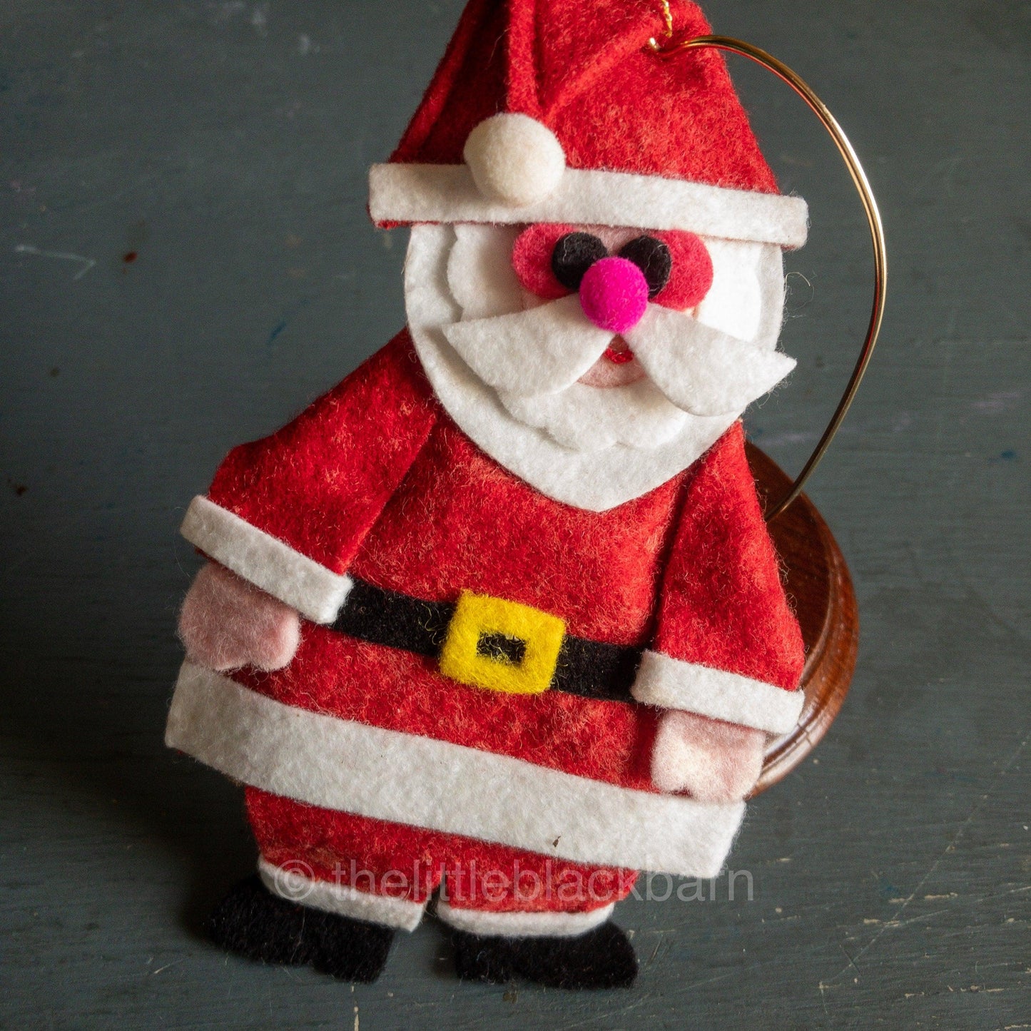 Handmade Santa Claus Felt Ornament