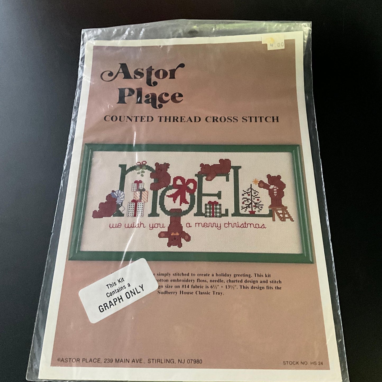 Astor Place choice vintage Christmas counted cross stitch charts see pictures and variations*