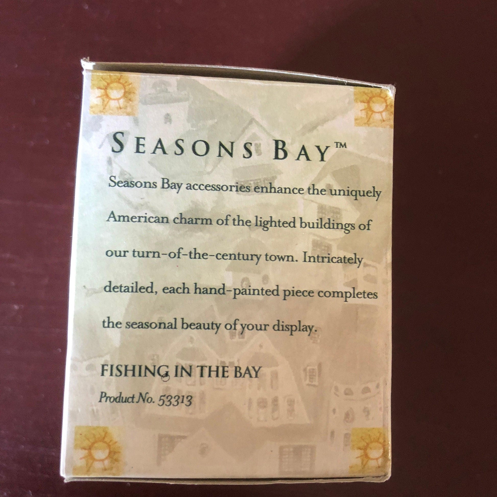 dept.56 accessories fish Department 56 Season's Bay Fishing in the Bay 53313 Collectible NIB – thelittleblackbarn